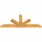 Ekena Millwork Saratoga Rough Sawn Timber Gable Bracket, Western Red Cedar, 84"W x 35"H x 4"D x 6"F, 10/12 Pitch GBW084X35X0406SAR00RWR - alternate 5